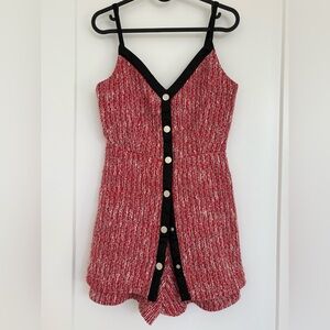 MAJE Tweed Romper/Playsuit